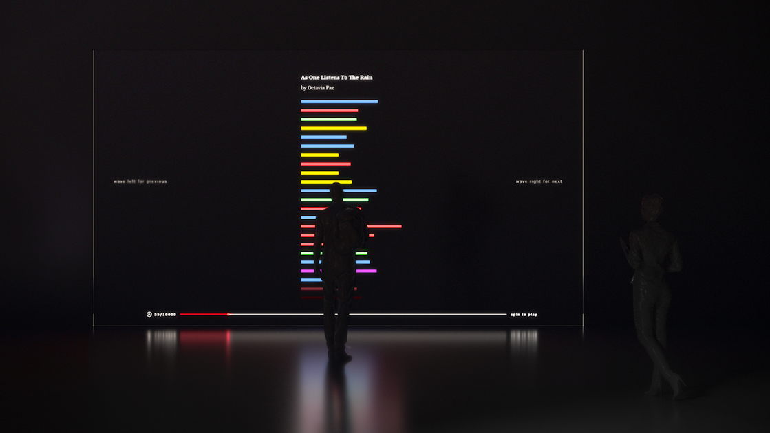 Strands: Interactive Poetry Installation Prototype
