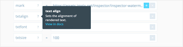 Documentation tool tips